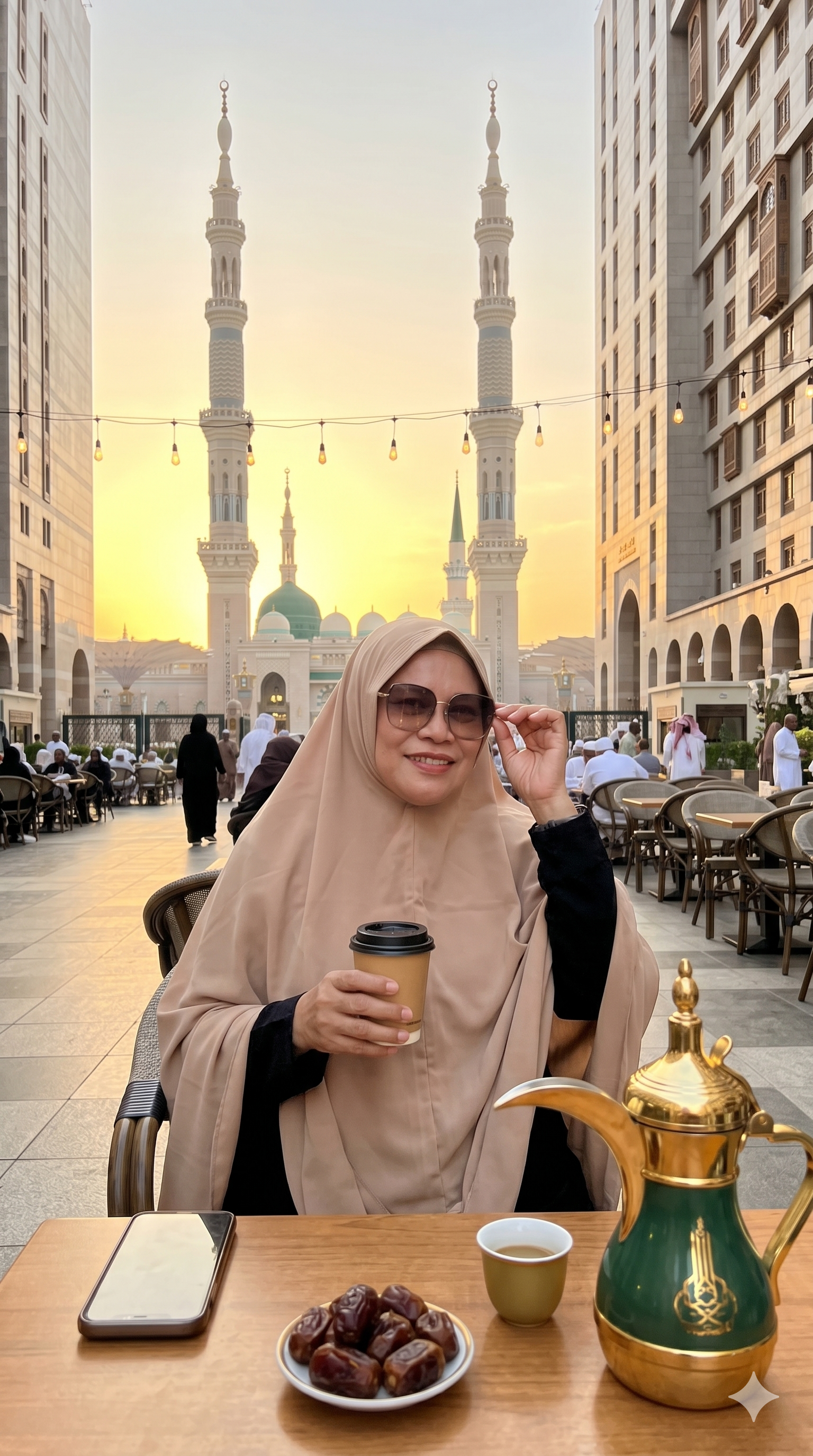 Golden Hour Serenity in Madinah