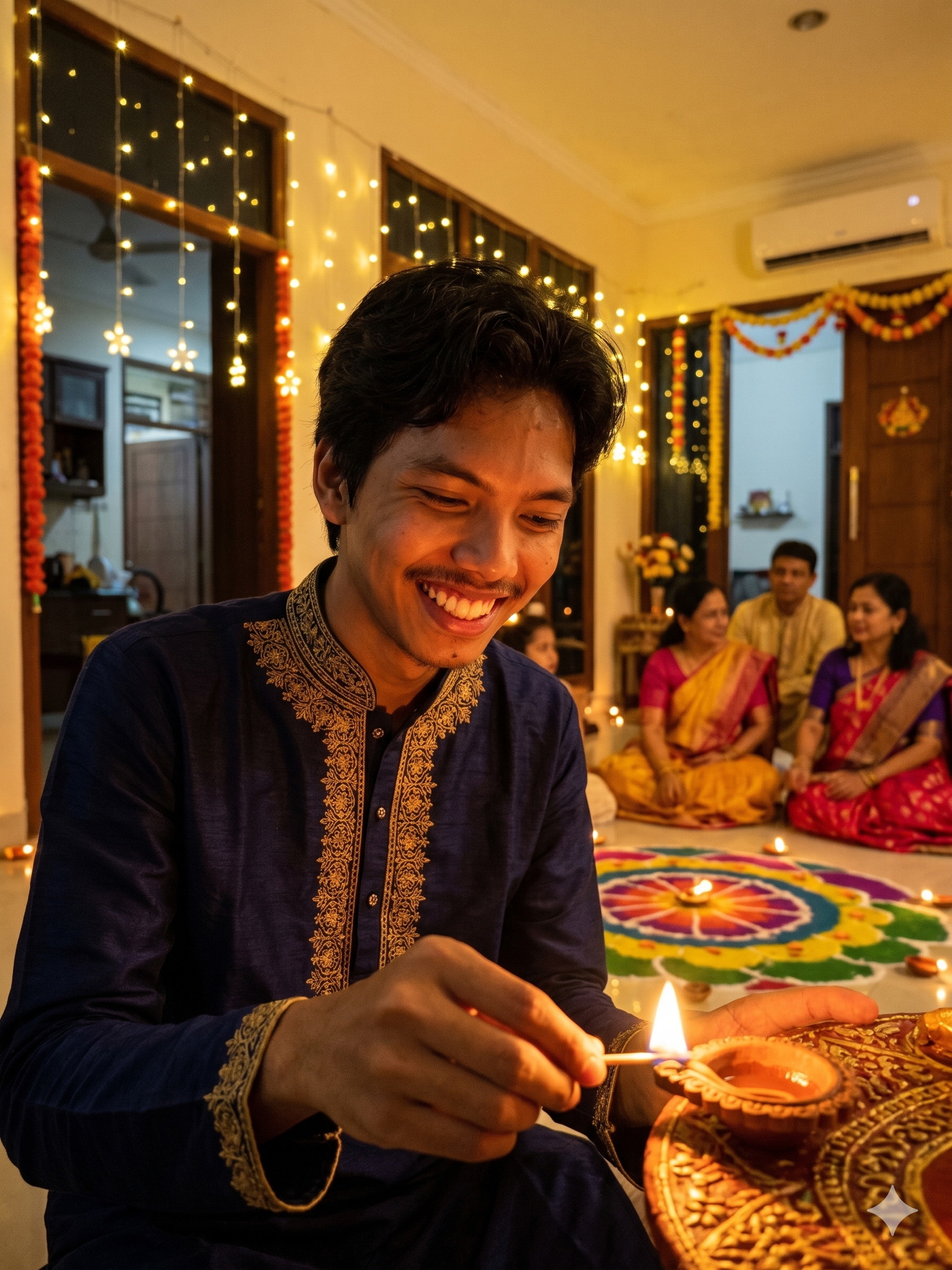 Diwali Lamp Festival Aesthetic Photography